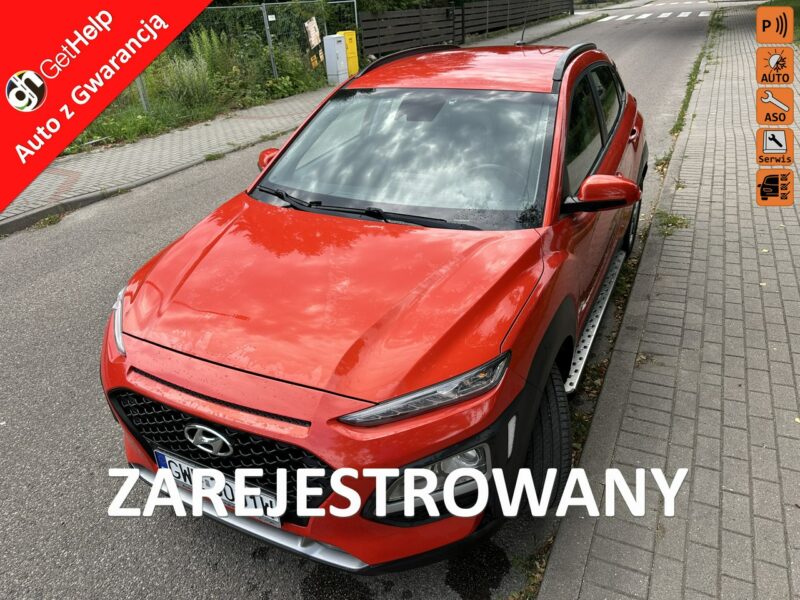 Hyundai Kona Kamera, klimatronic, tempomat, czujnik deszczu ,automatyczne światła I (2017-2023)