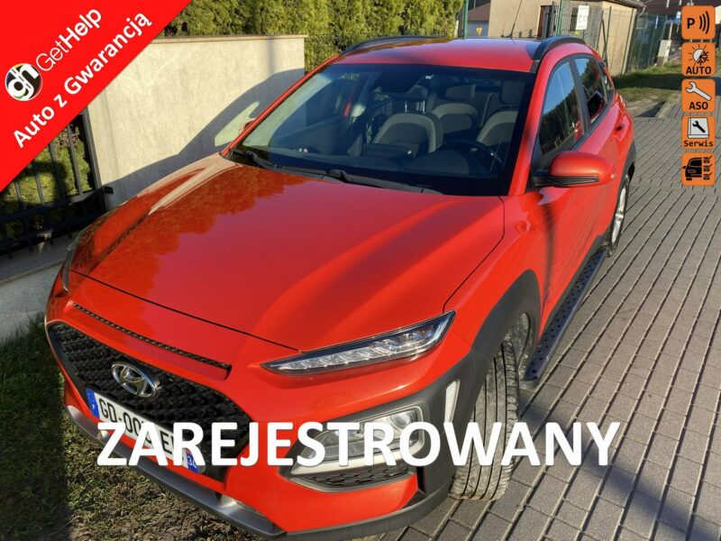 Hyundai Kona Kamera, klimatronic, tempomat, czujnik deszczu ,automatyczne światła I (2017-2023)