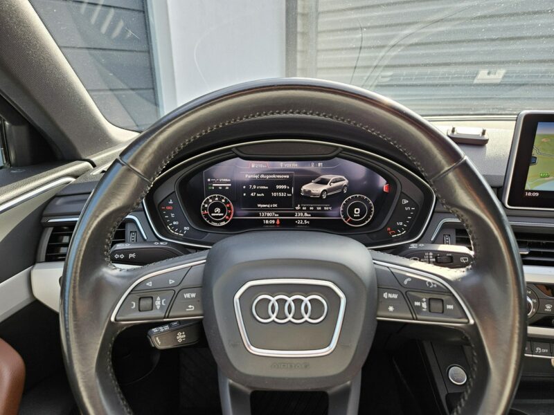 Audi A4 2.0 TFSI 190KM manual VIRTUAL niski przebieg BEZWYPADEK zadbany ASO B9 (2015-)