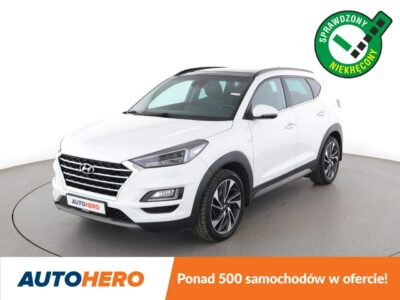 Hyundai Tucson 4x4 automat skóra navi kamery i czujniki parkowania grzane fotele III (2015-2020)