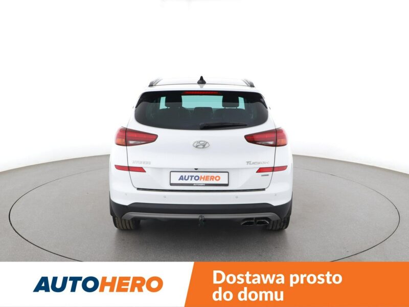 Hyundai Tucson 4x4 automat skóra navi kamery i czujniki parkowania grzane fotele III (2015-2020)