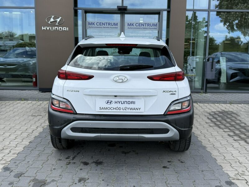 Hyundai Kona 1.6T-GDI 198KM 7DCT Comfort Gwarancja Android Auto 1 rej.2022 FV23% I (2017-2023)