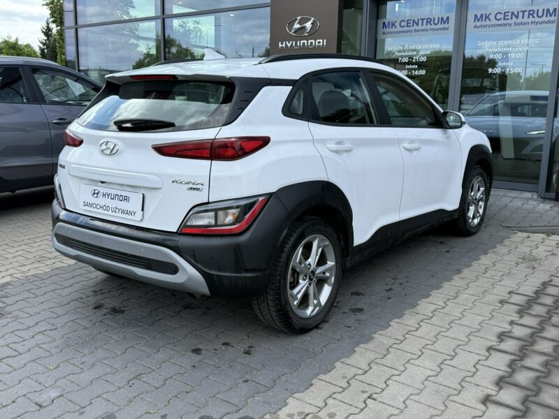 Hyundai Kona 1.6T-GDI 198KM 7DCT Comfort Gwarancja Android Auto 1 rej.2022 FV23% I (2017-2023)