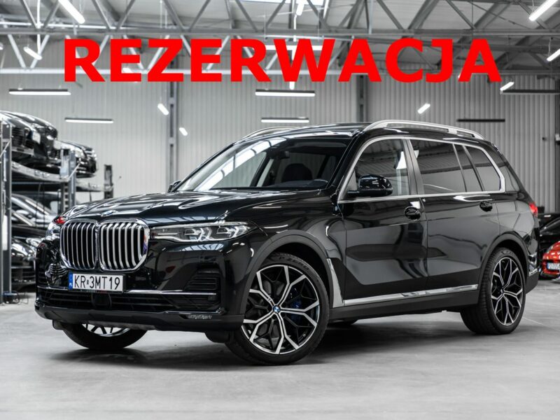 BMW X7 Polska. Individual. Bezwypadkowy. Monitory. FV 23%. G07 (2019-)