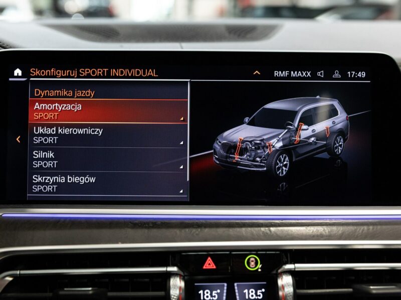 BMW X7 Polska. Individual. Bezwypadkowy. Monitory. FV 23%. G07 (2019-)