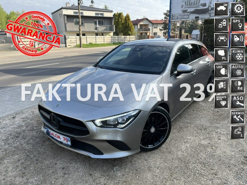 Mercedes CLA 180 1wł* 100% Bez wypadek* Panoramach * LED* FV23%* Kamera* Stan Idealny II (2019-)