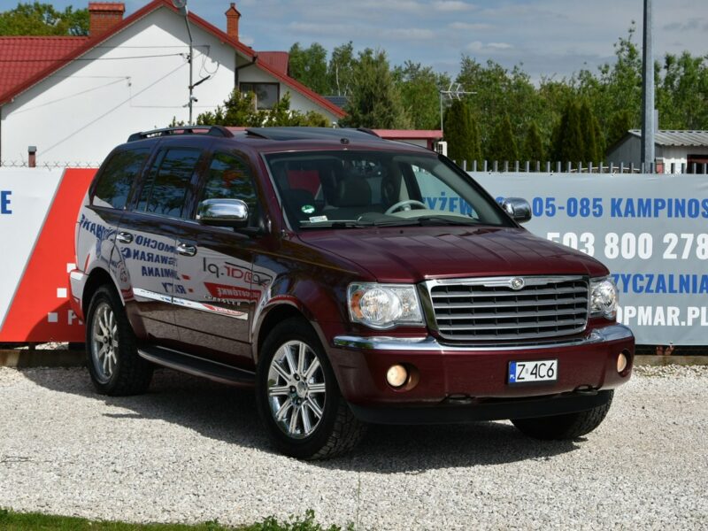 Chrysler Aspen Limited 5.7HEMi V8 340KM 2008r. 4x4 8os. Skóra Szyber NAVi Kamera