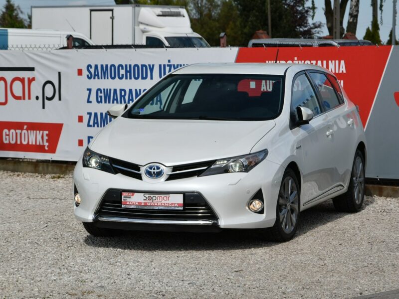Toyota Auris Hybrid 1.8 136KM 2013r. Premnium Skóra NAVi Kamera LED 133tkm POLECAM II (2012-)