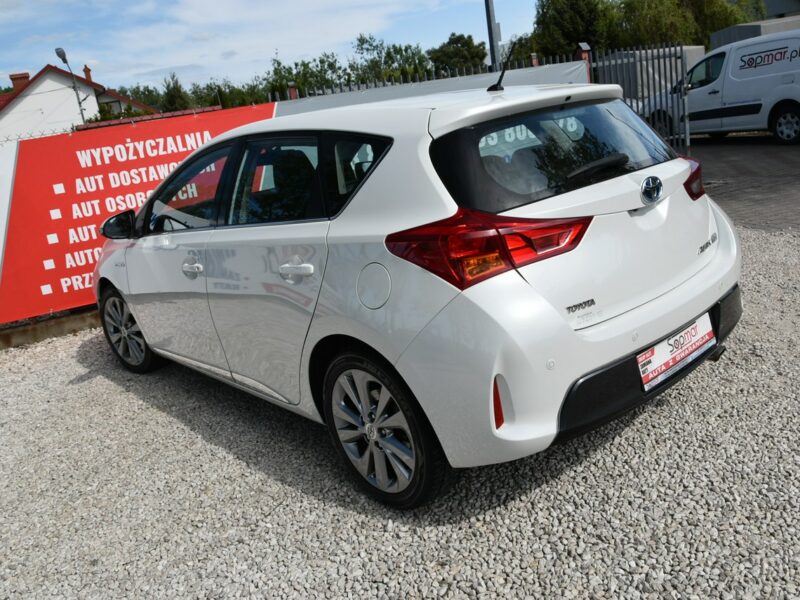 Toyota Auris Hybrid 1.8 136KM 2013r. Premnium Skóra NAVi Kamera LED 133tkm POLECAM II (2012-)
