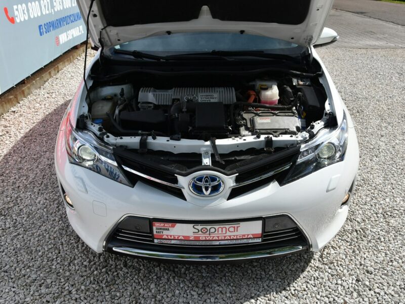 Toyota Auris Hybrid 1.8 136KM 2013r. Premnium Skóra NAVi Kamera LED 133tkm POLECAM II (2012-)