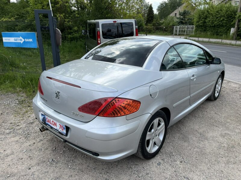 Peugeot 307 CC 2.0 Klima Alu El szyby KS Serw Bez Rdzy Stan BDB BEzwypadk Opłacony