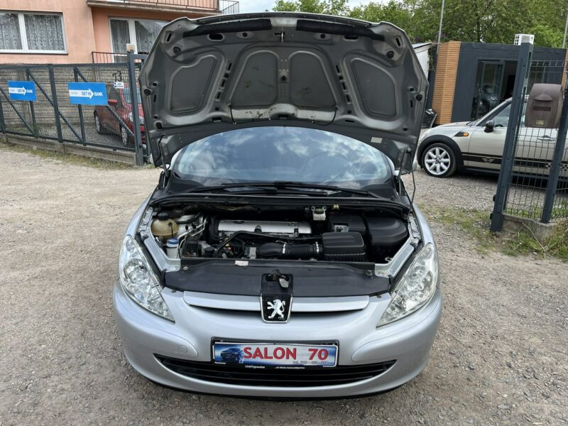 Peugeot 307 CC 2.0 Klima Alu El szyby KS Serw Bez Rdzy Stan BDB BEzwypadk Opłacony