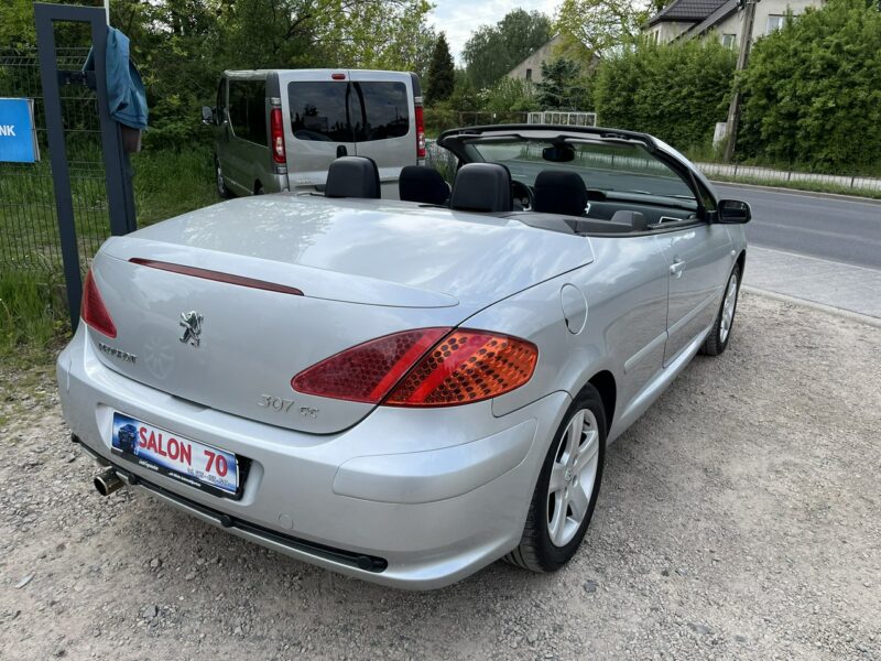 Peugeot 307 CC 2.0 Klima Alu El szyby KS Serw Bez Rdzy Stan BDB BEzwypadk Opłacony