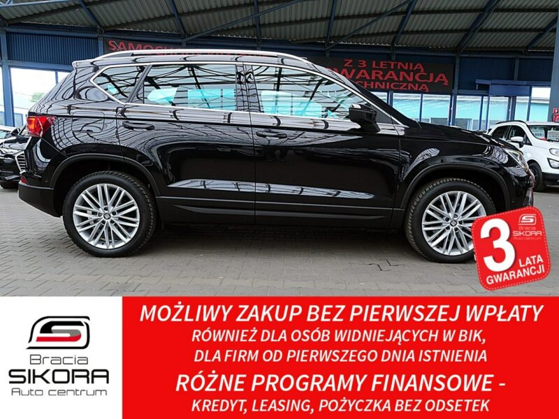 Seat Ateca 4x4 XCELLENCE Automat 190KM Kamera 360 GWARANCJA 1wł Kraj Bezwyp F23%