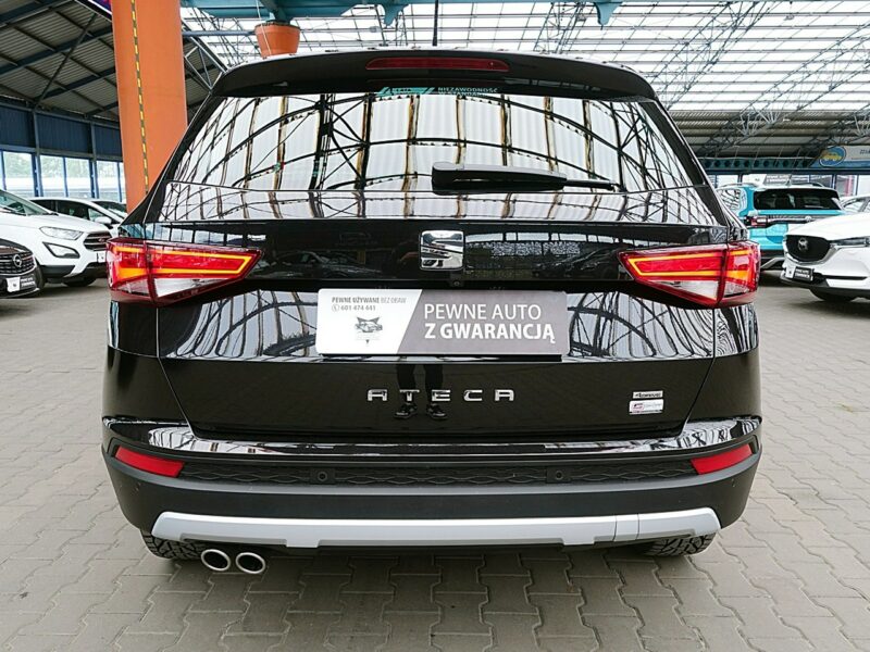 Seat Ateca 4x4 XCELLENCE Automat 190KM Kamera 360 GWARANCJA 1wł Kraj Bezwyp F23%