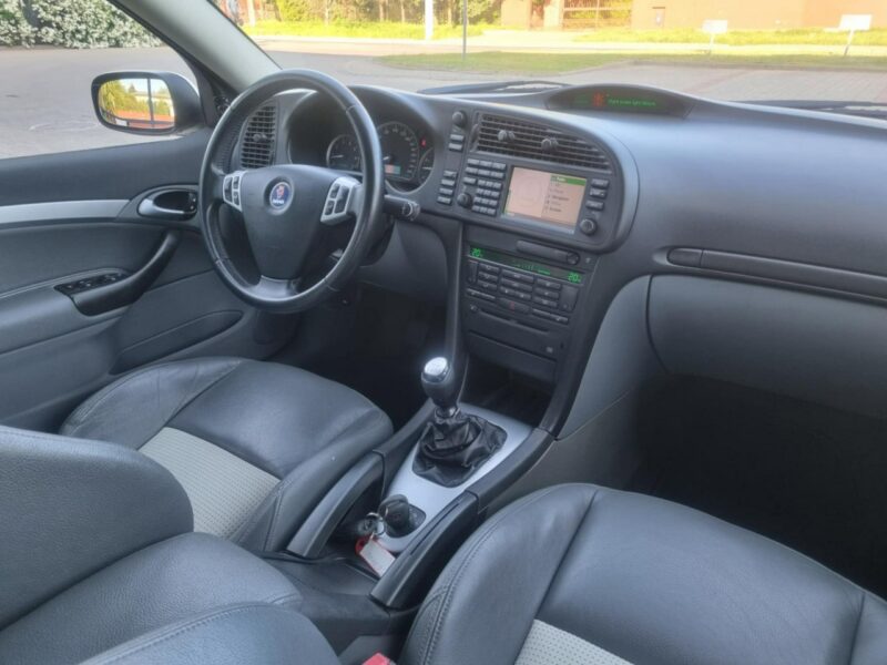 Saab 9-3 2,0 Turbo 210KM, AERO, manualna skrzynia, nawigacja II (2003-2011)
