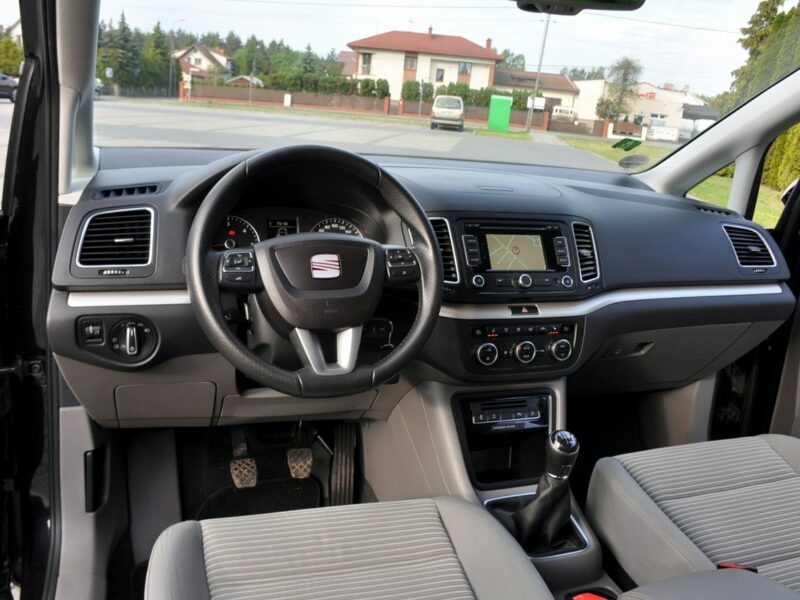 Seat Alhambra 2.0TDI(140KM)*Xenon*Navi*Kamera*7-Foteli*El.Fotel*Welur*Reling*Alu17" II (2010-)