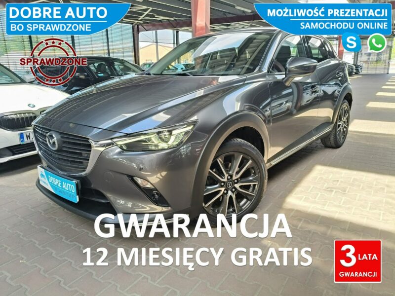 Mazda CX-3 2.0 121KM Sports-Line, Kamera,Navi,MartwePole,HandsFree,Head-up