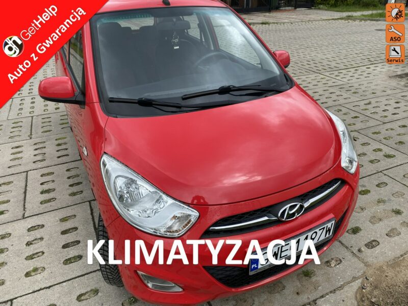 Hyundai i10 Klimatyzacja OK/Isofix/Przebieg gwarant/Opony wielosezonowe/Aux, USB I (2008-2013)