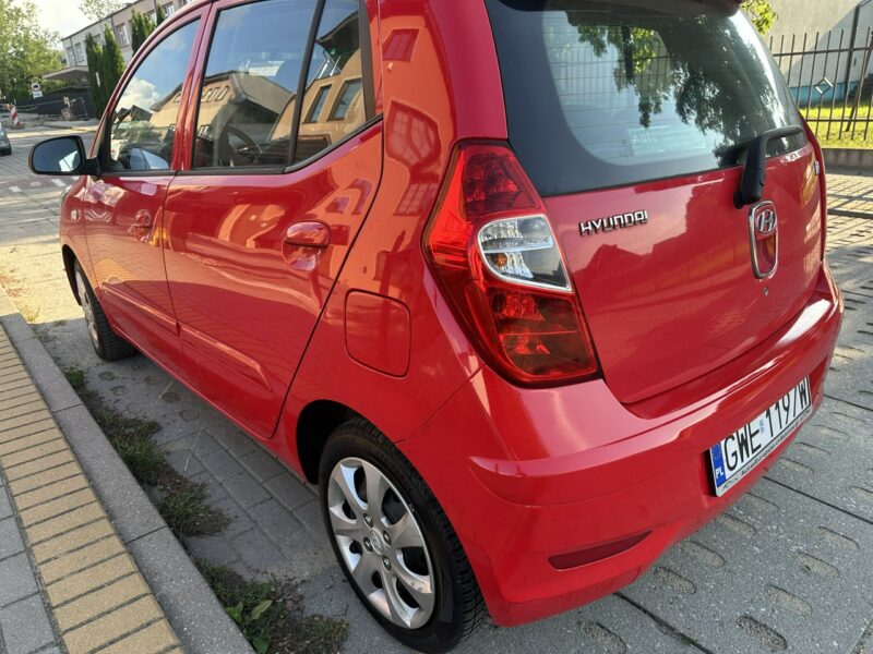 Hyundai i10 Klimatyzacja OK/Isofix/Przebieg gwarant/Opony wielosezonowe/Aux, USB I (2008-2013)