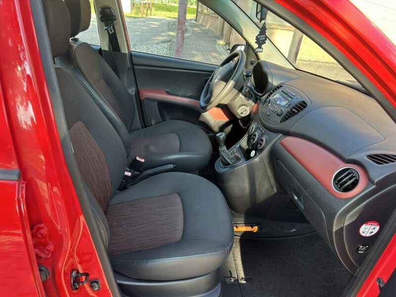 Hyundai i10 Klimatyzacja OK/Isofix/Przebieg gwarant/Opony wielosezonowe/Aux, USB I (2008-2013)