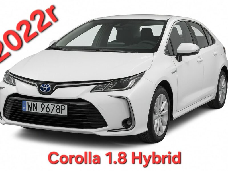 Toyota Corolla 22r Gwarancja BEZWYPADKOWE + Salon Polska St E21 (2019-)