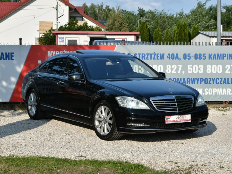 Mercedes S 550 S550 LONG 5.5 V8 388KM 2010r. Japonia 96tkm H/K Kamera ideał W221(2007-2013)