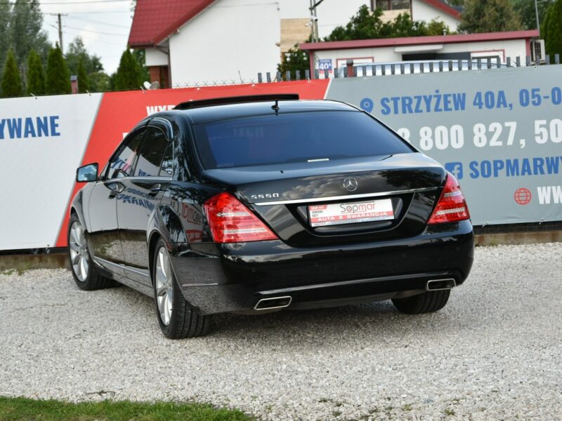 Mercedes S 550 S550 LONG 5.5 V8 388KM 2010r. Japonia 96tkm H/K Kamera ideał W221(2007-2013)