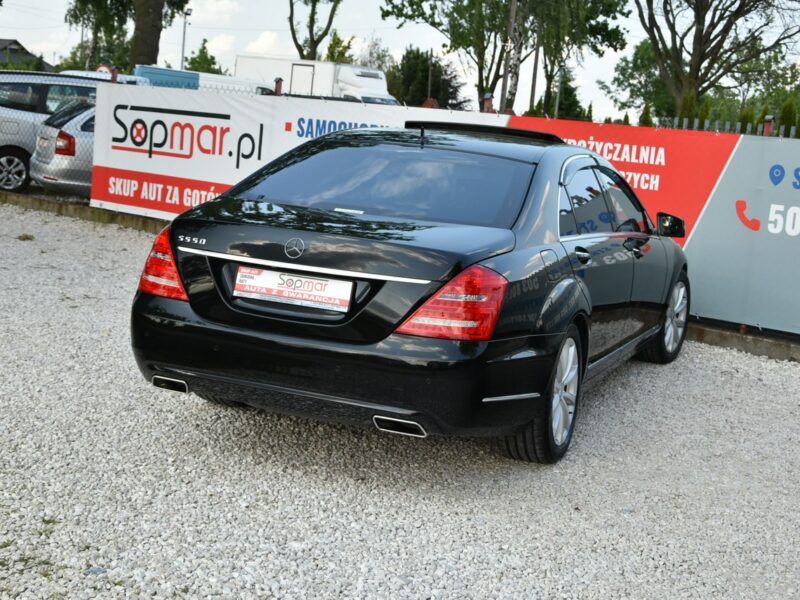 Mercedes S 550 S550 LONG 5.5 V8 388KM 2010r. Japonia 96tkm H/K Kamera ideał W221(2007-2013)