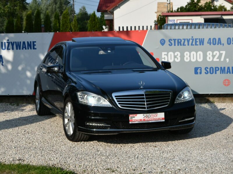 Mercedes S 550 S550 LONG 5.5 V8 388KM 2010r. Japonia 96tkm H/K Kamera ideał W221(2007-2013)