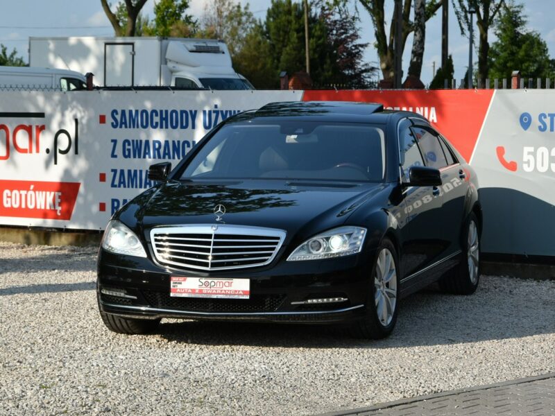 Mercedes S 550 S550 LONG 5.5 V8 388KM 2010r. Japonia 96tkm H/K Kamera ideał W221(2007-2013)