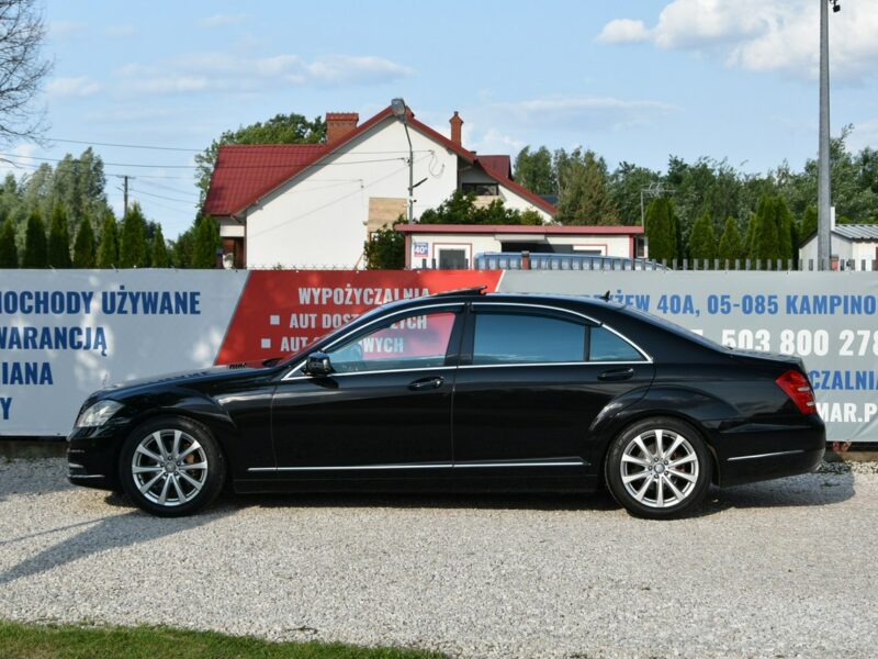 Mercedes S 550 S550 LONG 5.5 V8 388KM 2010r. Japonia 96tkm H/K Kamera ideał W221(2007-2013)