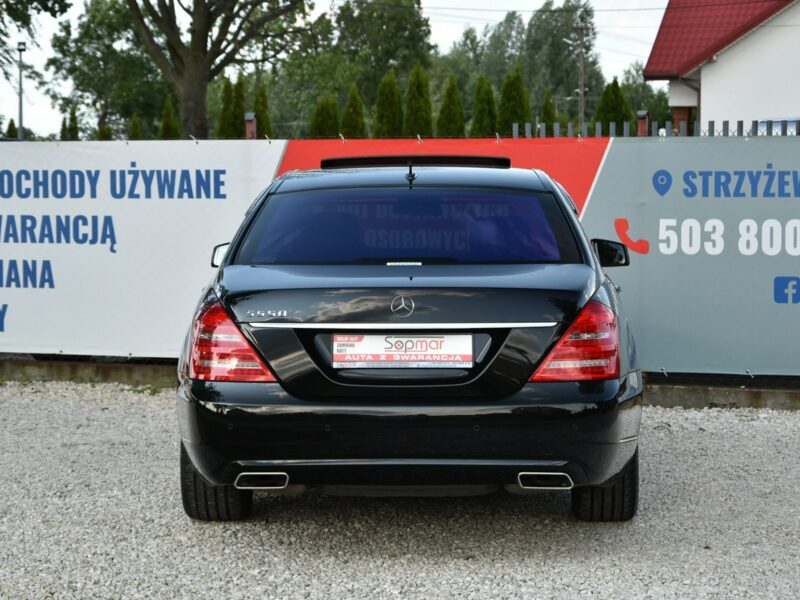 Mercedes S 550 S550 LONG 5.5 V8 388KM 2010r. Japonia 96tkm H/K Kamera ideał W221(2007-2013)