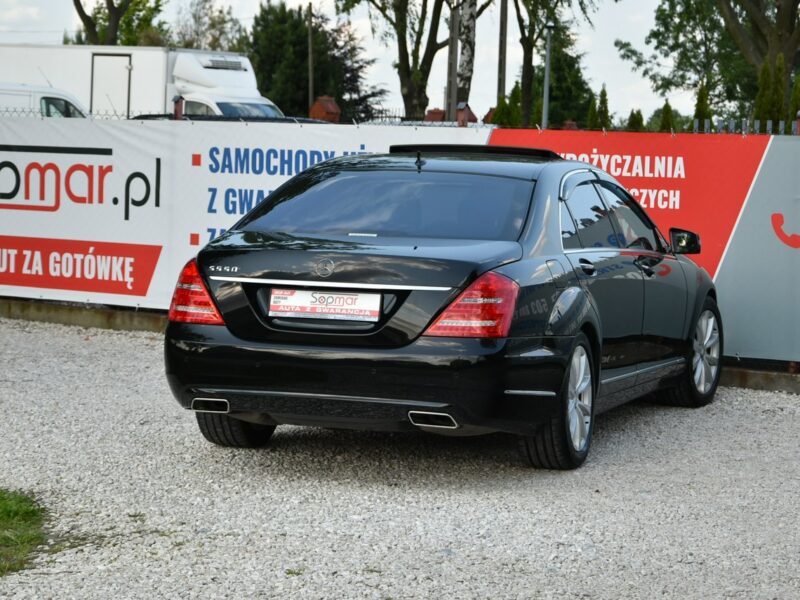 Mercedes S 550 S550 LONG 5.5 V8 388KM 2010r. Japonia 96tkm H/K Kamera ideał W221(2007-2013)