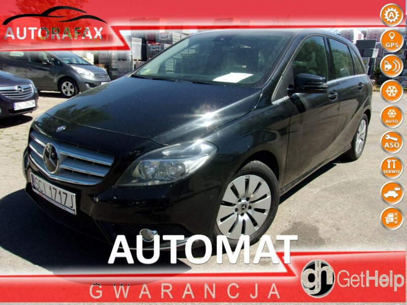Mercedes B 180 Klimatyzacja, Niski przebieg, Bezwypadkowy, Nawigacja, PDC 2x W246 (2011-)
