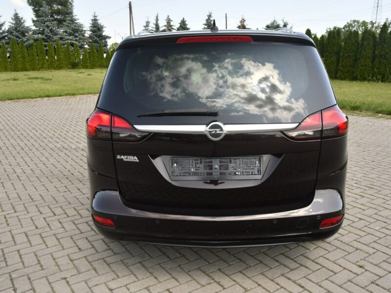 Opel Zafira 1,4Turbo Benz. Navi.Asystent Pasa Ruchu.7 Foteli.Pół-Skóry.Parktronic. C (2011-)
