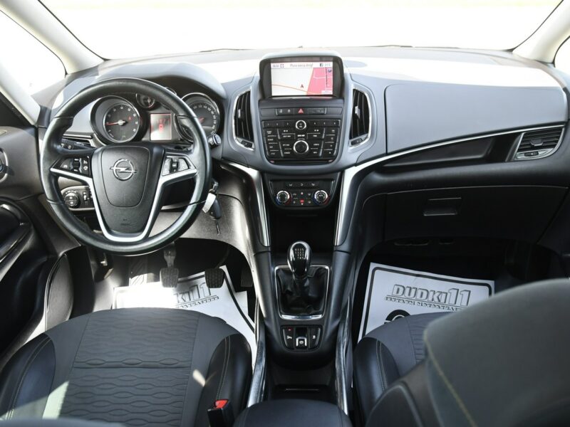 Opel Zafira 1,4Turbo Benz. Navi.Asystent Pasa Ruchu.7 Foteli.Pół-Skóry.Parktronic. C (2011-)