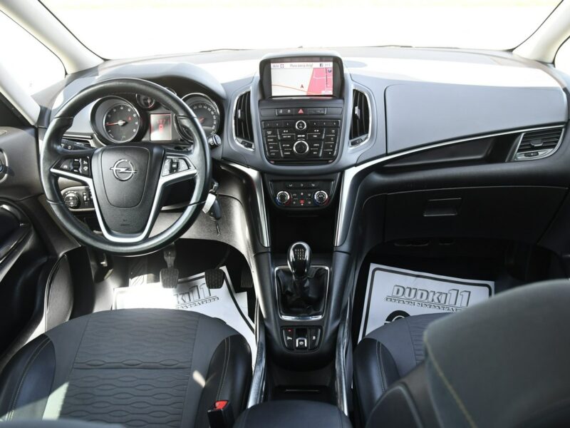 Opel Zafira 1,4Turbo Benz. Navi.Asystent Pasa Ruchu.7 Foteli.Pół-Skóry.Parktronic. C (2011-)