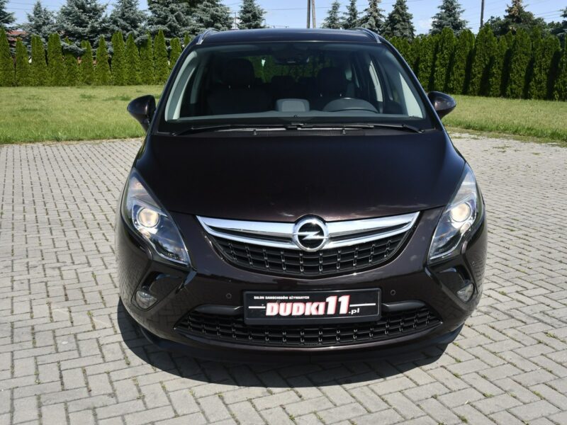 Opel Zafira 1,4Turbo Benz. Navi.Asystent Pasa Ruchu.7 Foteli.Pół-Skóry.Parktronic. C (2011-)