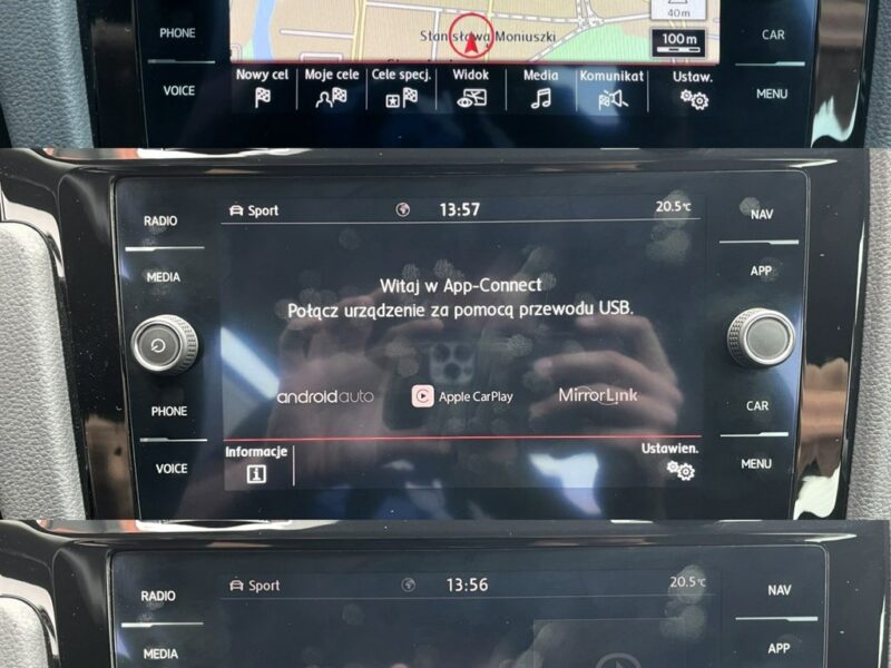 Volkswagen Golf GTI, LED, Klima, Navi, Temp, Asystenci, Martwe Pole, Kamera Cofania VII (2012-)