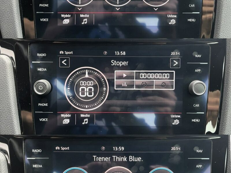 Volkswagen Golf GTI, LED, Klima, Navi, Temp, Asystenci, Martwe Pole, Kamera Cofania VII (2012-)