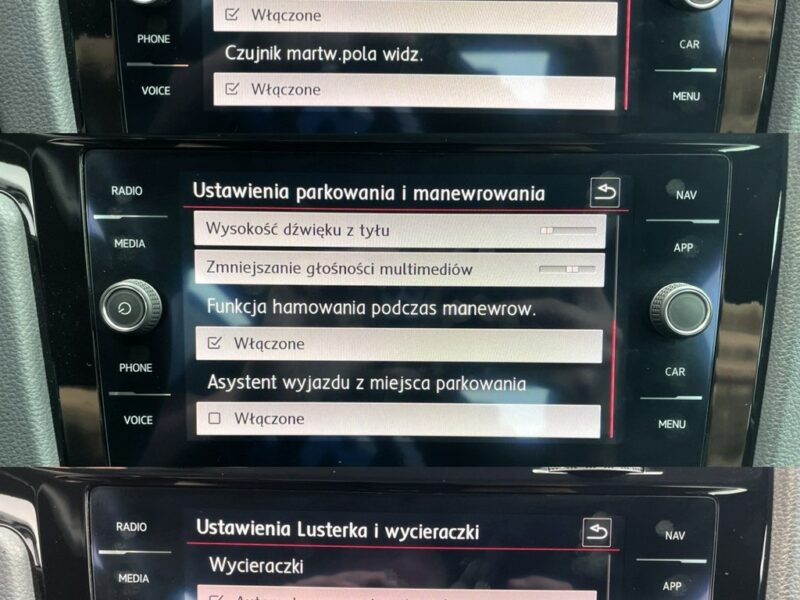 Volkswagen Golf GTI, LED, Klima, Navi, Temp, Asystenci, Martwe Pole, Kamera Cofania VII (2012-)