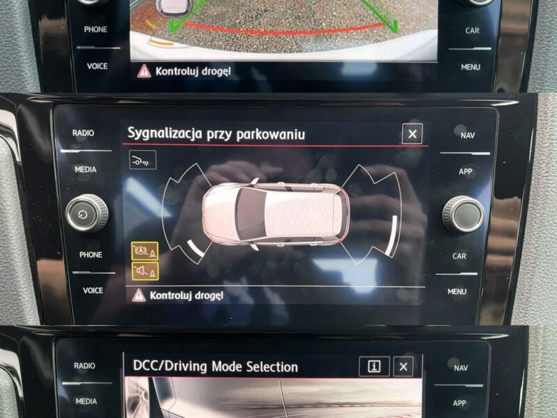 Volkswagen Golf GTI, LED, Klima, Navi, Temp, Asystenci, Martwe Pole, Kamera Cofania VII (2012-)