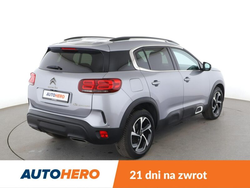 Citroen C5 Aircross 1.2T Feel Klimatyzacja Tempomat Nawigacja Skóra ParkAssist Kamera LED