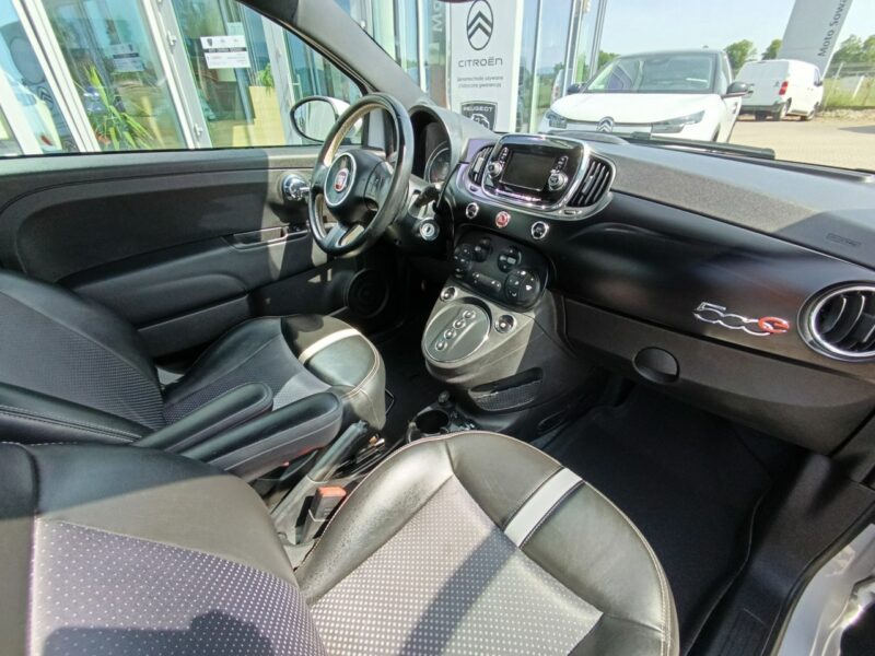 Fiat 500 113KM Automat, wyposażenie, niski przebieg, serwis, VAT23% I (2007-)