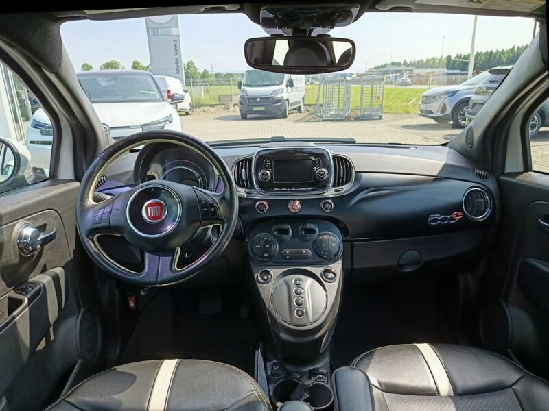 Fiat 500 113KM Automat, wyposażenie, niski przebieg, serwis, VAT23% I (2007-)