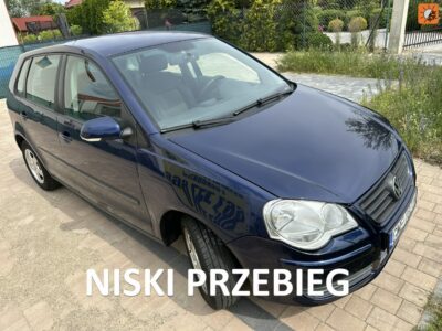 Volkswagen Polo 1,4benz, 5 drzwi, klimatyzacja, alufelgi, isofix, opony wielosezonowe IV FL (2005-2009)