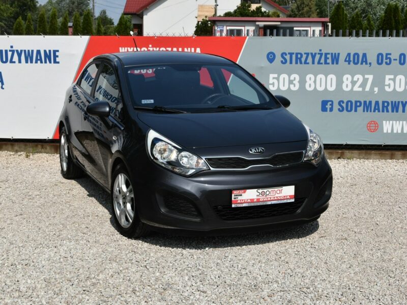 Kia Rio 1.2 GAZ 85KM 2015r. Klima Alufelgi Czujniki podgrz. fotele isofix III (2011-)