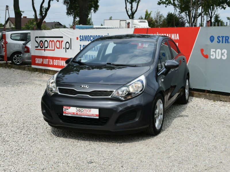Kia Rio 1.2 GAZ 85KM 2015r. Klima Alufelgi Czujniki podgrz. fotele isofix III (2011-)