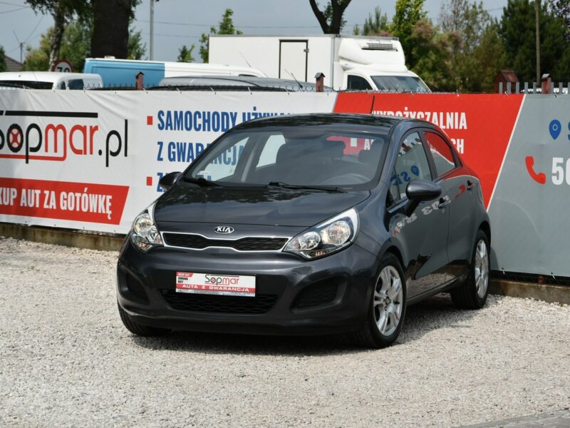 Kia Rio 1.2 GAZ 85KM 2015r. Klima Alufelgi Czujniki podgrz. fotele isofix III (2011-)
